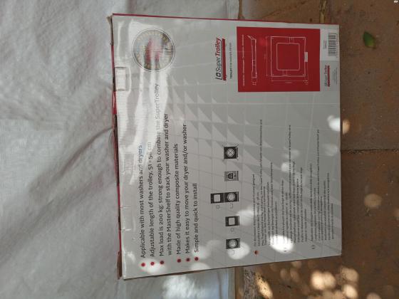 עגלה חדשה למכונת כביסה מפלסטיק