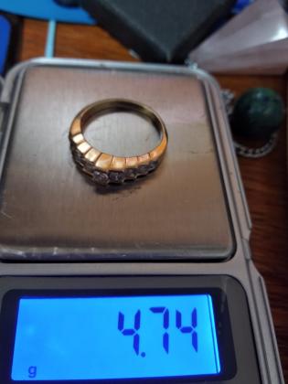 טבעת זהב 14K יהלומים יפיפיים