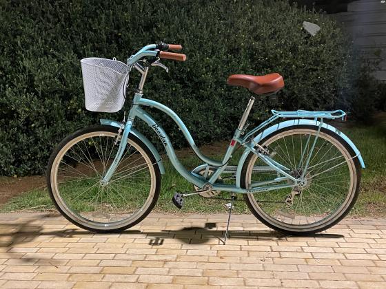 אופניים נשים עיר,הילוכים SHIMANO,כולל סל...