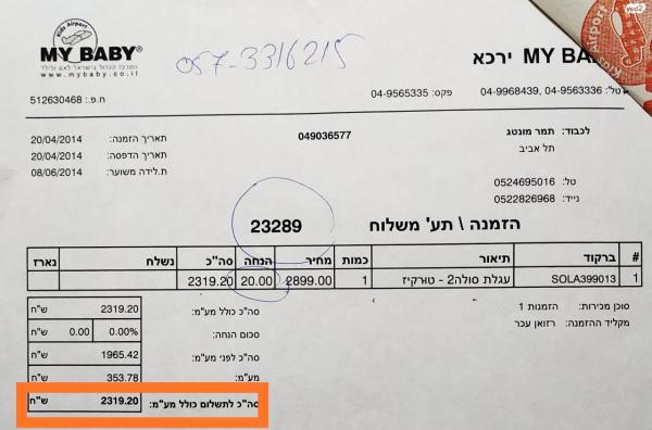 עגלת מאמס אנד פאפס סולה