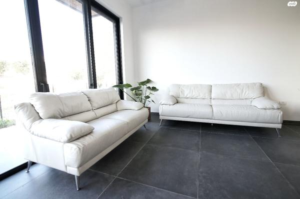 שתי ספות עור מחברת NATUZZI האיטלקית