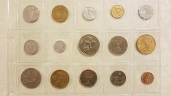 סט מטבעות ישראל משנות ה-70-80