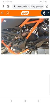 ק.ט.מ / KTM דיוק 390 יד 2 | שנת 2018 | 4800 ק"מ