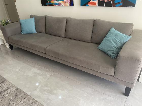 סלון תלת מושבי , ריפוד בד דוחה כתמים