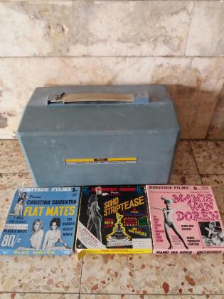 מקרן סרטים ישן פלוס סרטים מקרן סרטים