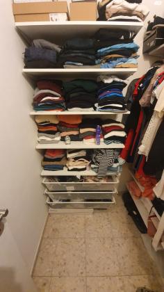 חדר ארונות מלא מודולרי של