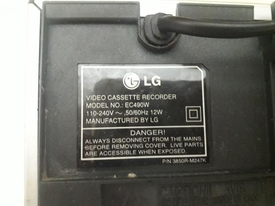 וידאו LG דגם EC490W 4 ראשים