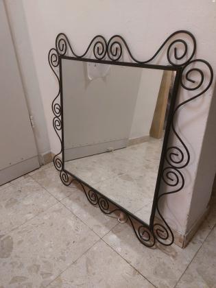 מראת גוף מסגרת מעץ טבעי