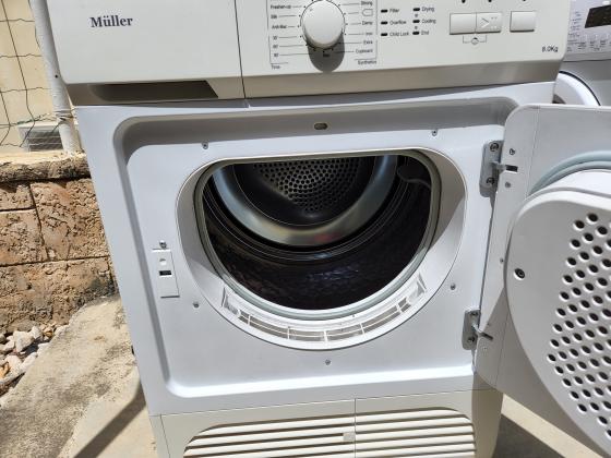 מייבש כביסה מולר 8 קג