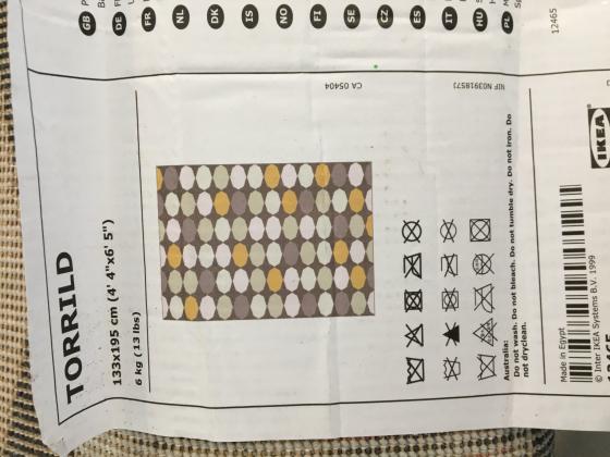 שטיח Torrild מבית איקאה 133x195לשטיח