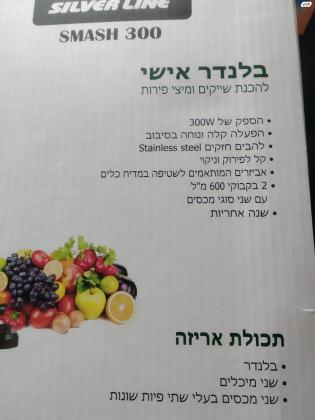 בלנדר אישי SM300 Silver Line 300W