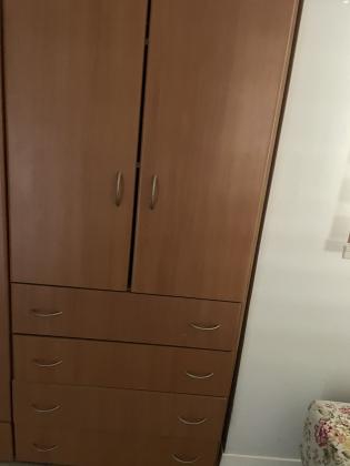 ארון בגדים חום, 4 דלתות