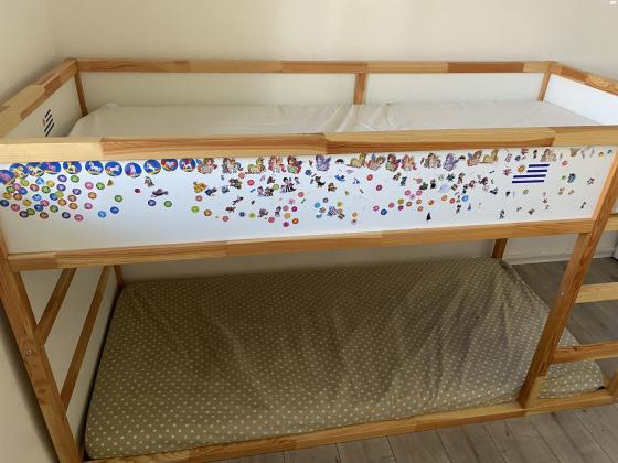 מיטת KURA של איקאה, יכולה