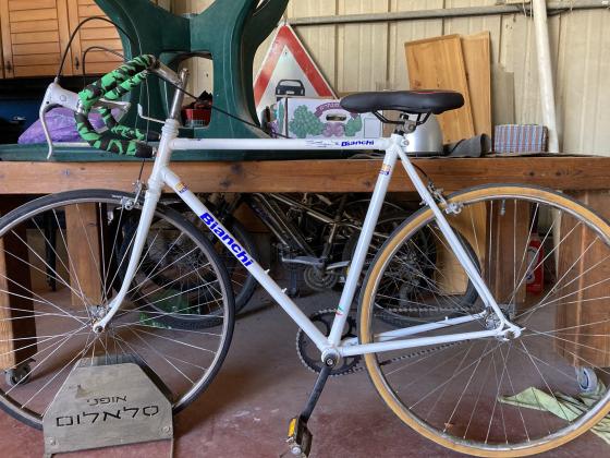 אופני ביאנקי במצב מצויין,צינוריות קולומ...