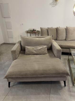 למכירה סלון +שזלונג כמו חדש