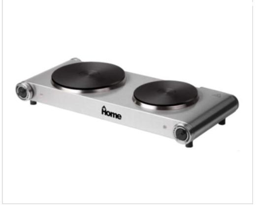 כיריים חשמליים הום-סנטר כפול, במצב טוב