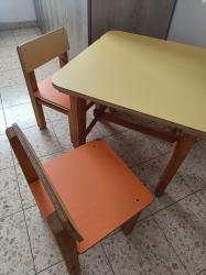 שולחן + 2 כסאות לתינוקות