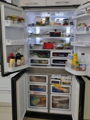 מקרר מקפיא תחתון sharp sjfe87