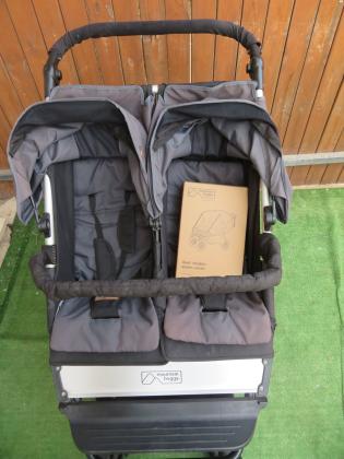 עגלת תאומים מאונטיין באגי במצב