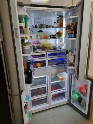 מקרר בקו ענק, 4 דלתות, 747 ליטר