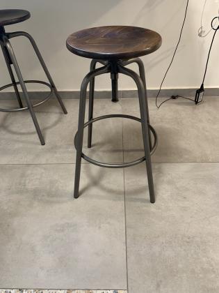 בר מעץ אלון מבוקע 1