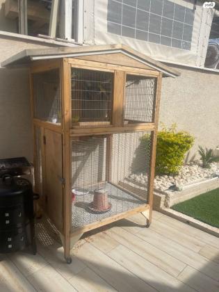 כלוב לתוכים מעץ עבודת יד