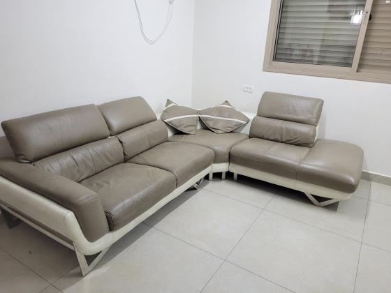 ספה פינתית עור אמיתי מהממת