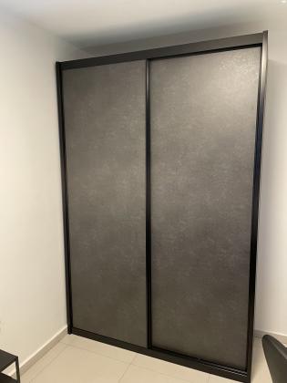 ארון 2 דלתות הזזה, בצבע