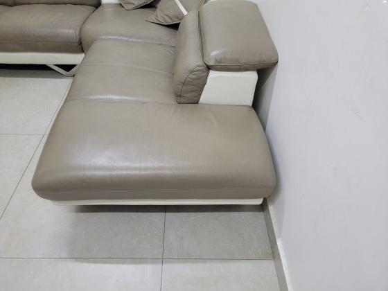 ספה פינתית עור אמיתי מהממת