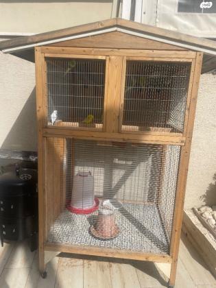 כלוב לתוכים מעץ עבודת יד