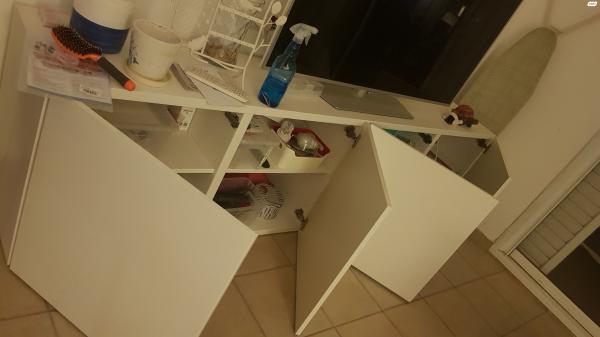 מזנון בצסע לבן לק של איקאה