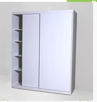 ארון במצב טוב,שני דלתות תריקה