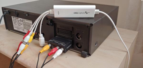 מכשיר וידאו שארפ 6 ראשים