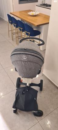 עגלה סטוקי אקספלורי V6, שילוב עור שחור