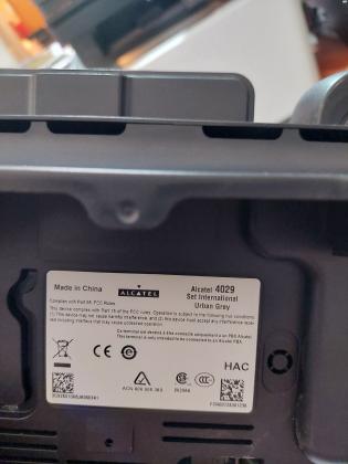 טלפון IP במצב מצויין טלפון IP של ALCATEL