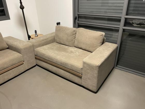 סלון 3+2 צבע מוקה ריפודים