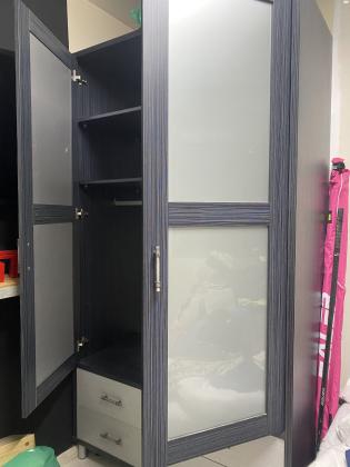 ארון בגדים 2דלתות גדול עם