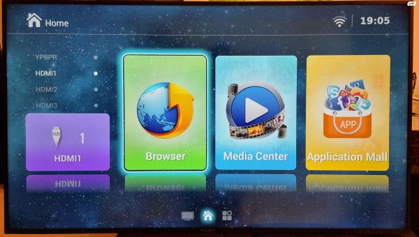 טלוויזיה של PIlot גודל 65