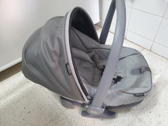 עגלת בבה קאר אפורה שמורה