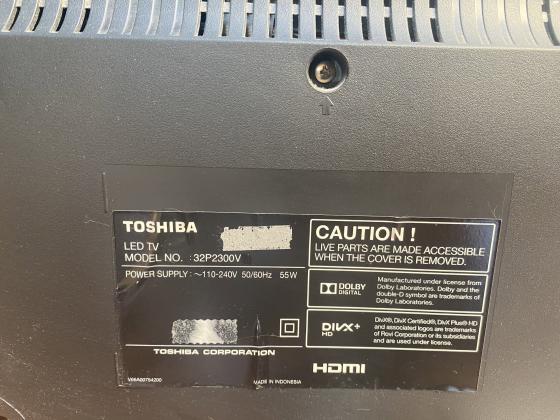 Toshiba 32P2300Vטלוויזיה טושיבה לאיד, 3...