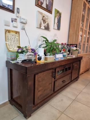 ספריית קודש מדף כפול עץ