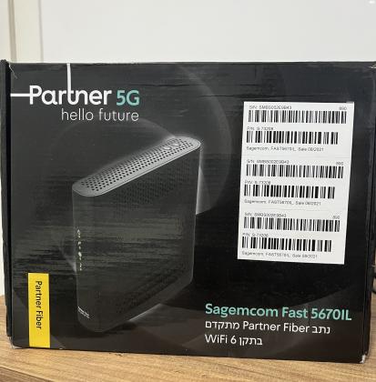 נתב Sagemcom Fast 5670IL תומך סיב אופטי