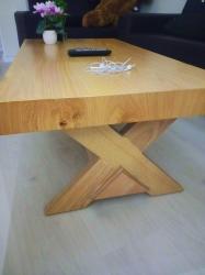 שולחן קפה נמוך מעץ, לסלון