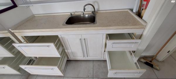 ארון מטבח כולל עיור נירוסטה