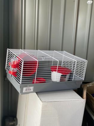 כלוב לאוגרים מאובזר כולל בקבוק