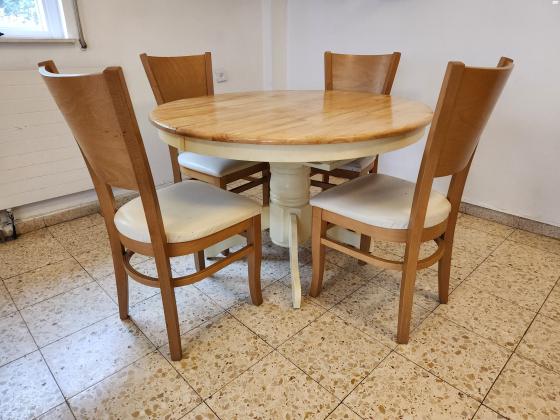 פינת אוכל עגולה, קוטר 120