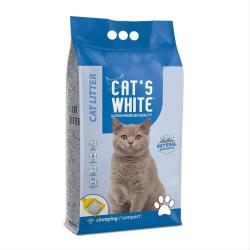 חול לחתולים שק 15 קג של קאטס וויט טבעי