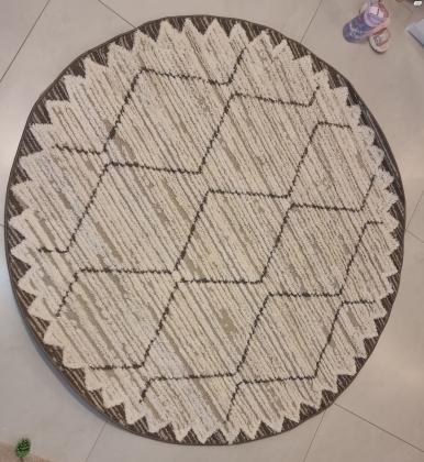 שטיח עגול, סיבים קצרים, סטייל