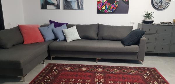 ספה רביצה פינתית(שזלונג שמאל) נוחה