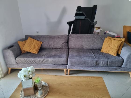 ספה שלוש מטר מתפרקת ל2